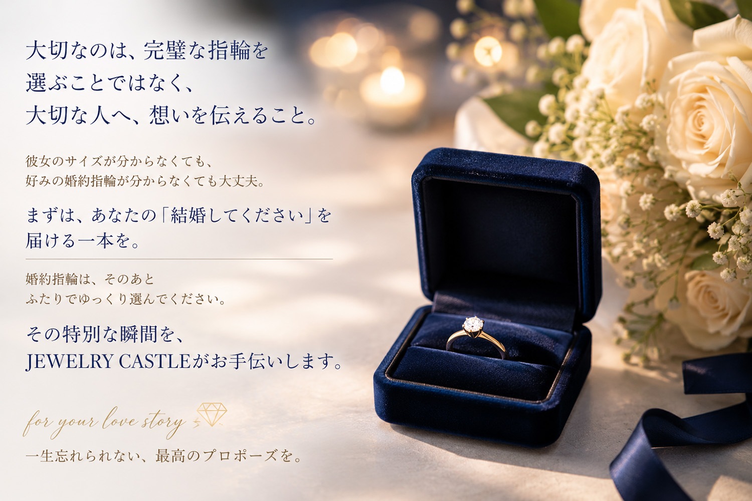 プロポーズリング 3つの安心