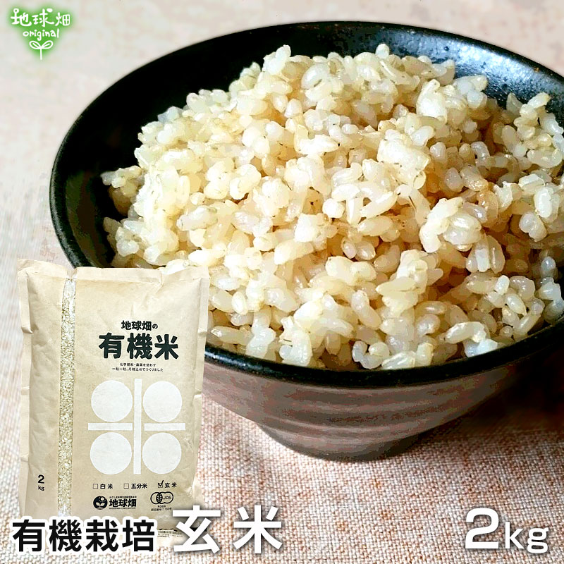 もち米2kg （玄米） 白米可能 - 米