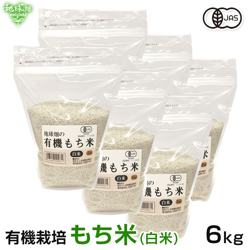 12/25発送 有機もち米(白米) 6kg 餅米 もち精米 精米 | 米・雑穀米・豆 12/25発送 有機もち米(白米) 6kg 餅米 もち精米 精米 | 米・雑穀米・豆