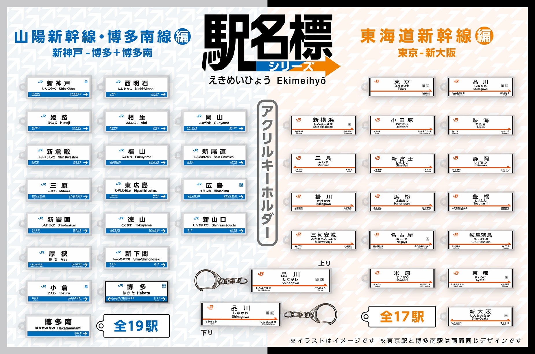 駅名標キーホルダー