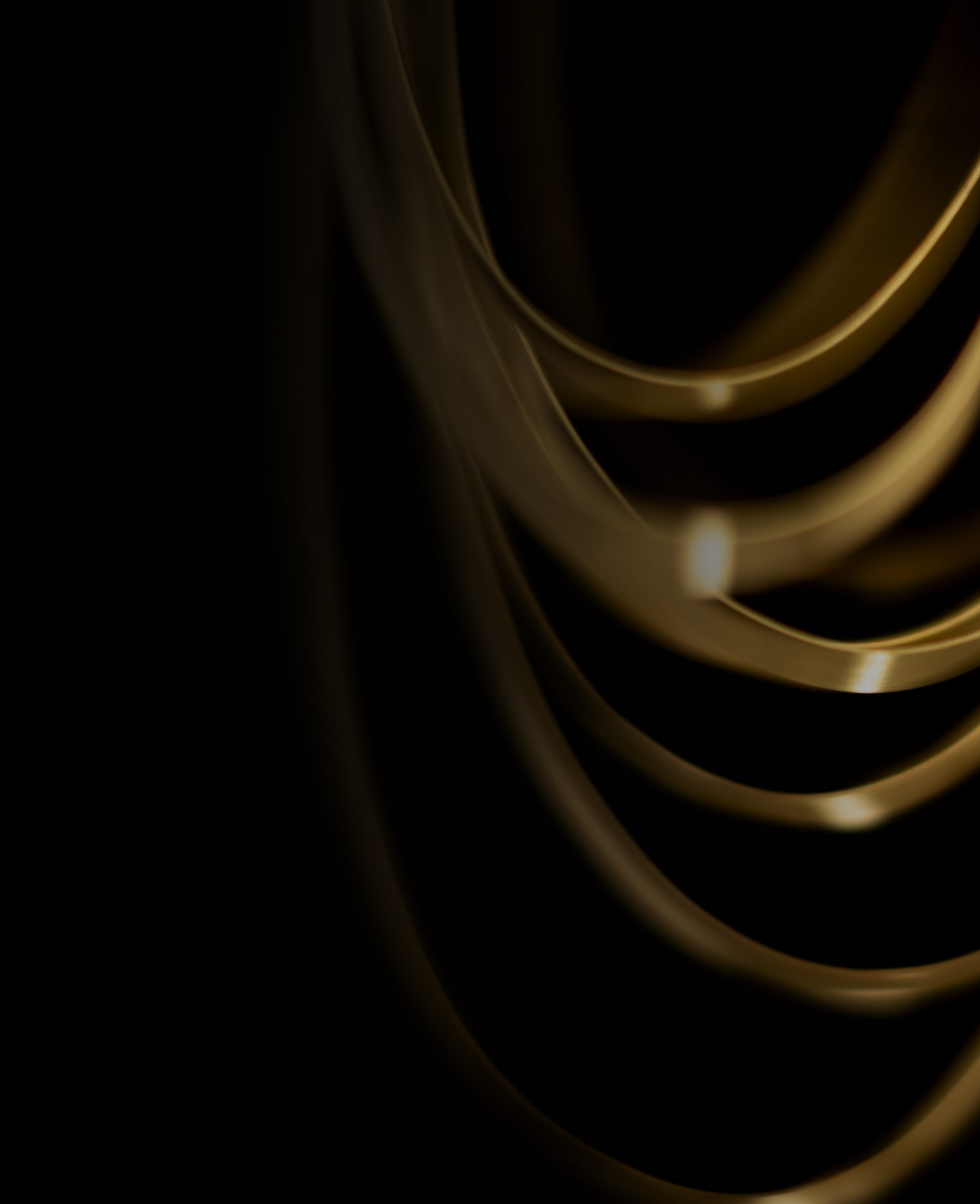 Golden swirling lines create a luxurious and elegant background