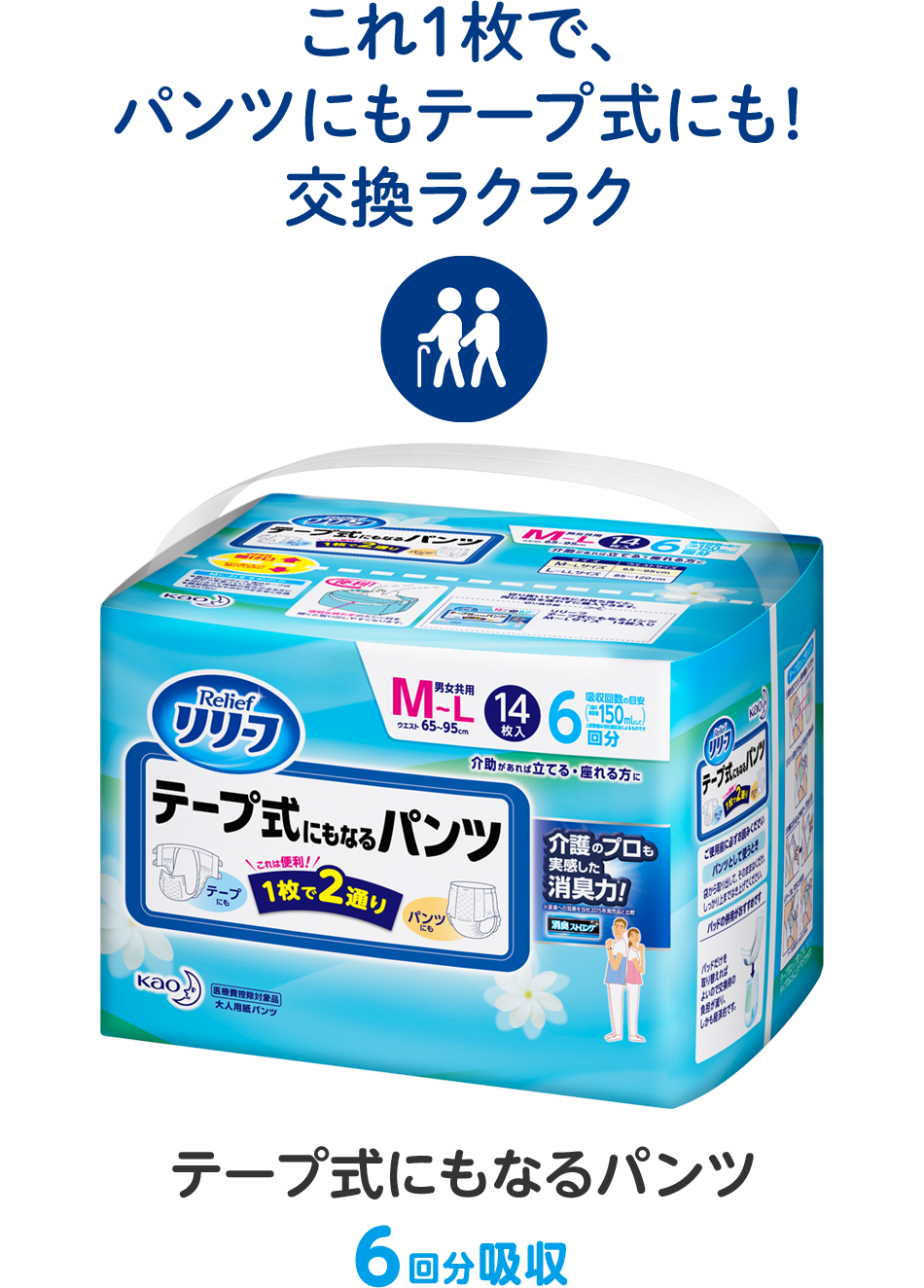 花王ダイレクト販売サービス | PC版リリーフ_テープ・パンツ両用（第2
