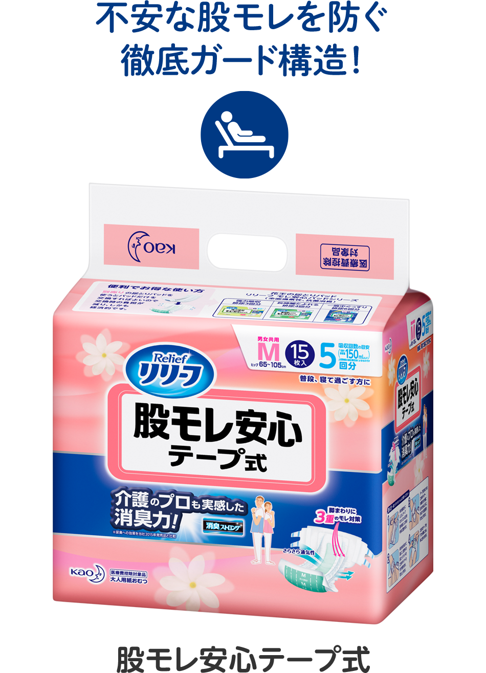 花王ダイレクト販売サービス | PC版リリーフ_テープ・パンツ両用（第2