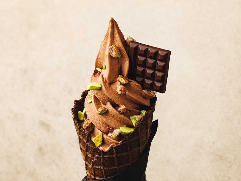 【博多阪急限定】ソフトクリーム・ショコラ・ピスタチオ