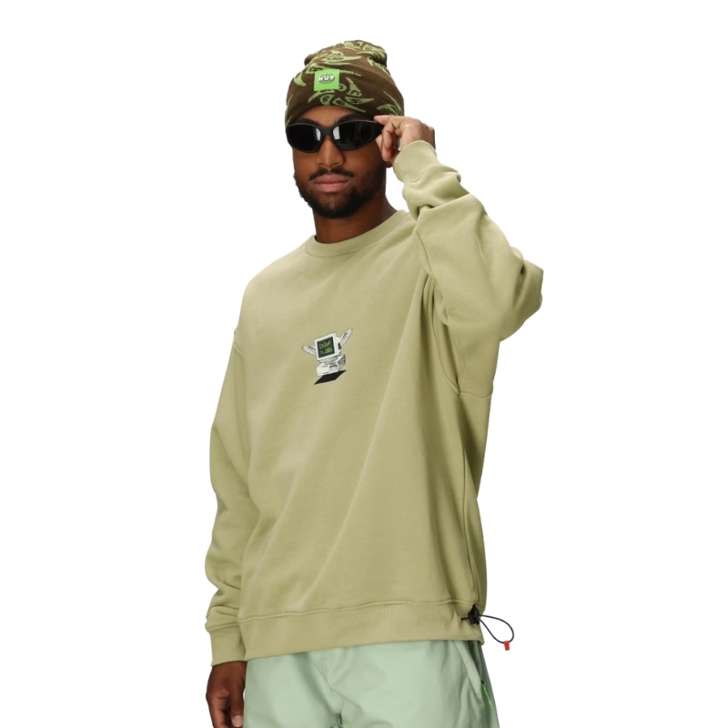 686 HUF PREMIUM HEAVYWEIGHT CREW SWEATSHIRT