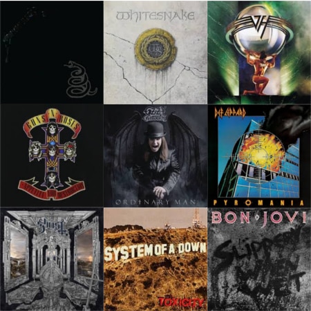 屈指の名盤ばかり!ビルボードトップ10入りしたHR/HMバンド達!