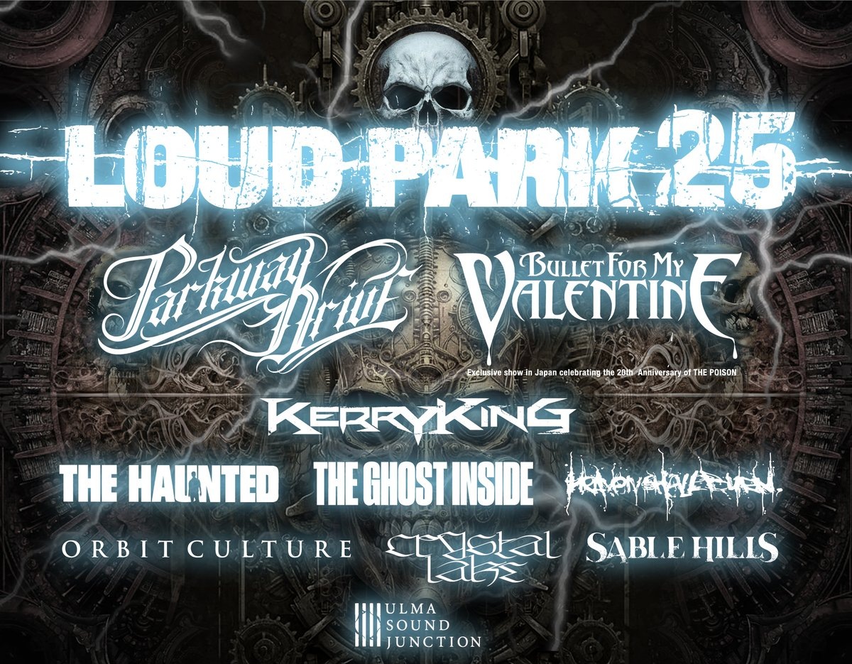 LOUD PARK 25の第4弾ラインナップ発表！メタルコア中心になり世代交代？