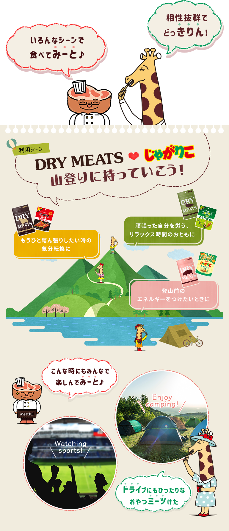 DRY MEATS x じゃがりこ