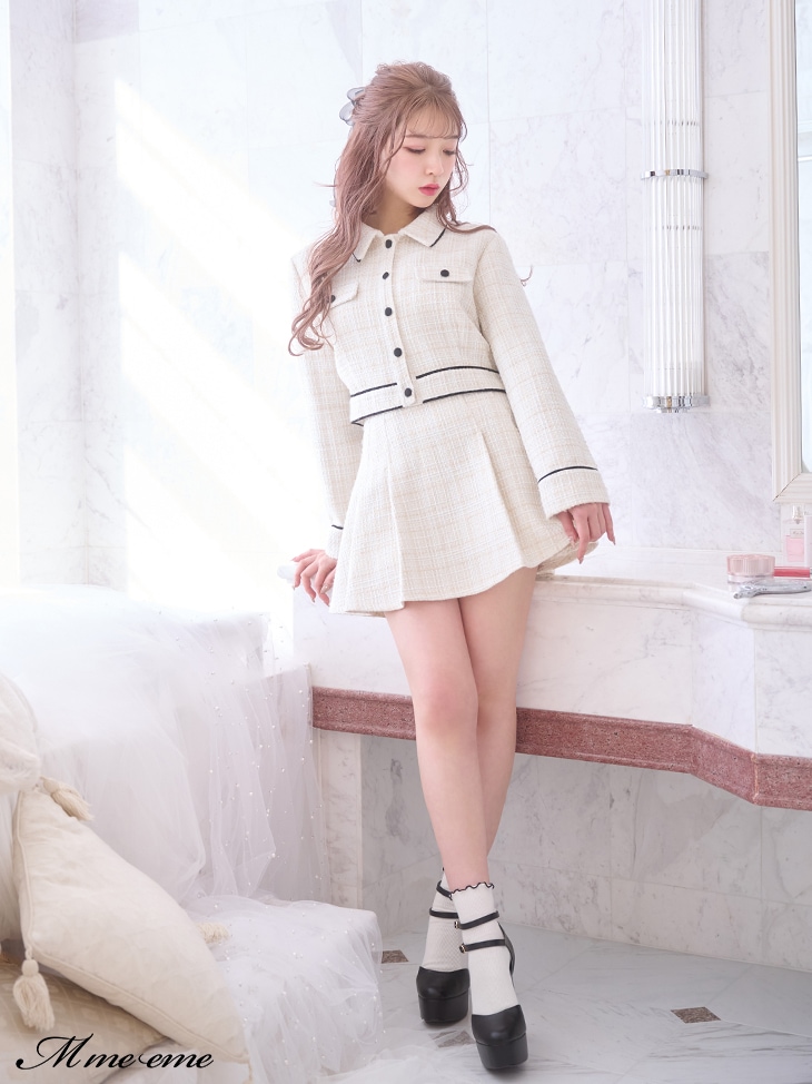 M me eme／Spring tweed jacket (eme10300) | 全商品 | Mmeeme