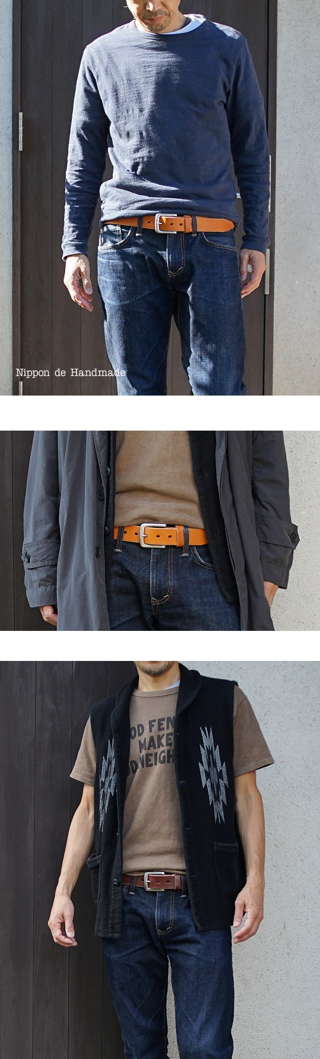 NdH] 栃木レザーベルト bllb0545 | カジュアルベルト | ベルト専門店