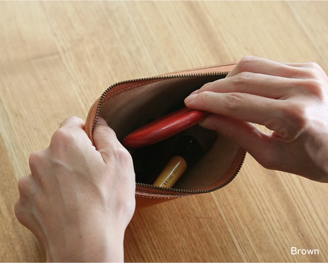 pot] 栃木レザー ポーチ (Lサイズ) blpt0085 | ポーチ | ベルト専門店