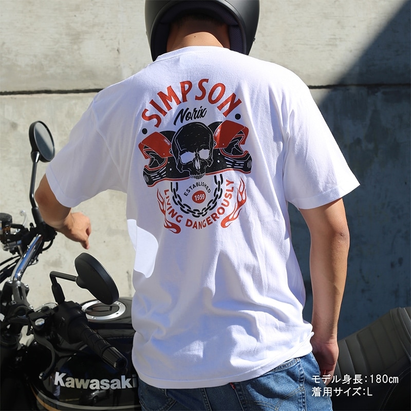 SIMPSON GARAGE Tシャツ ホワイト
