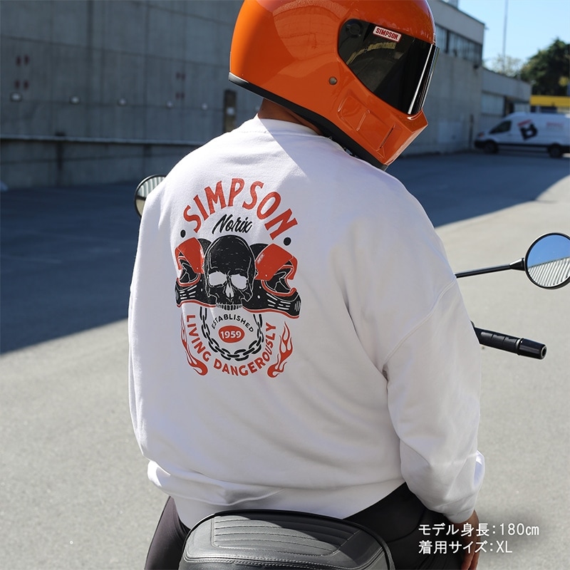 SIMPSON GARAGE スウェット ホワイト