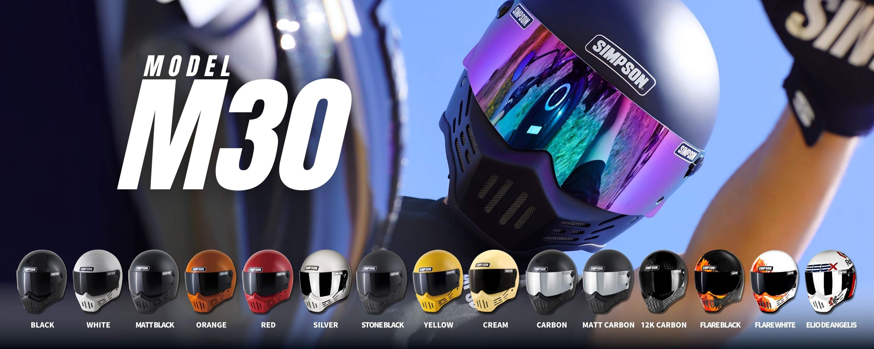 SIMPSON バイクヘルメット,M30｜SIMPSONヘルメット公認オンラインストア