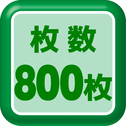 ラベル枚数800枚