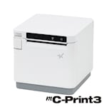 mC-Print3 モダンレシートプリンター（USB＋Bluetooth）○ホワイト