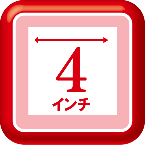 用紙幅4インチ
