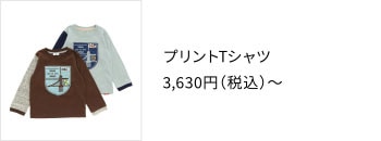 プリントTシャツ 3,630円（税込）〜