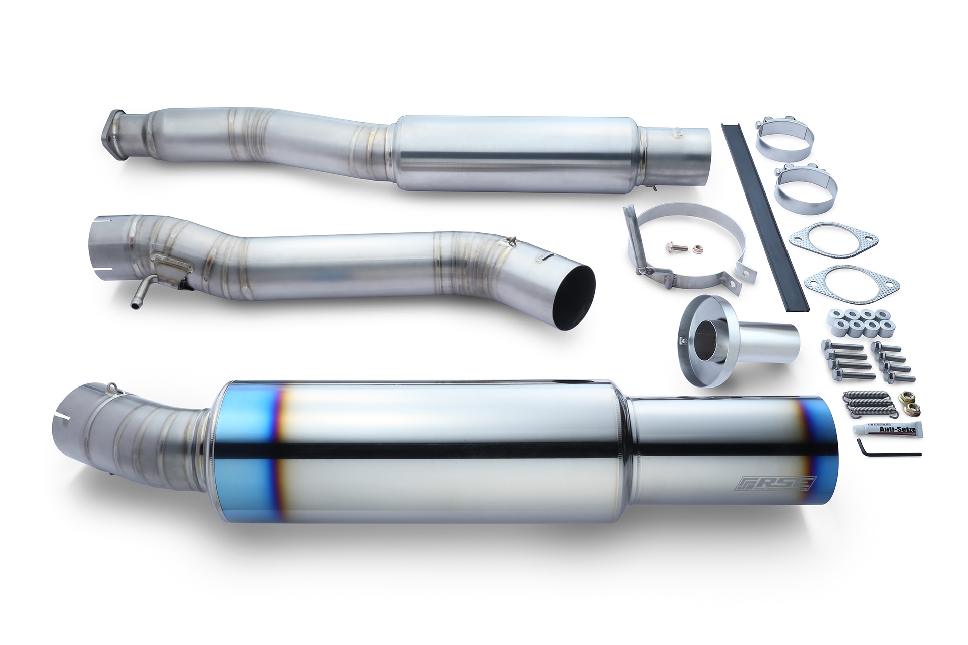 FULL TITANIUM MUFFLER SKYLINE RV37 TYPE-D (DUAL) | エキゾースト