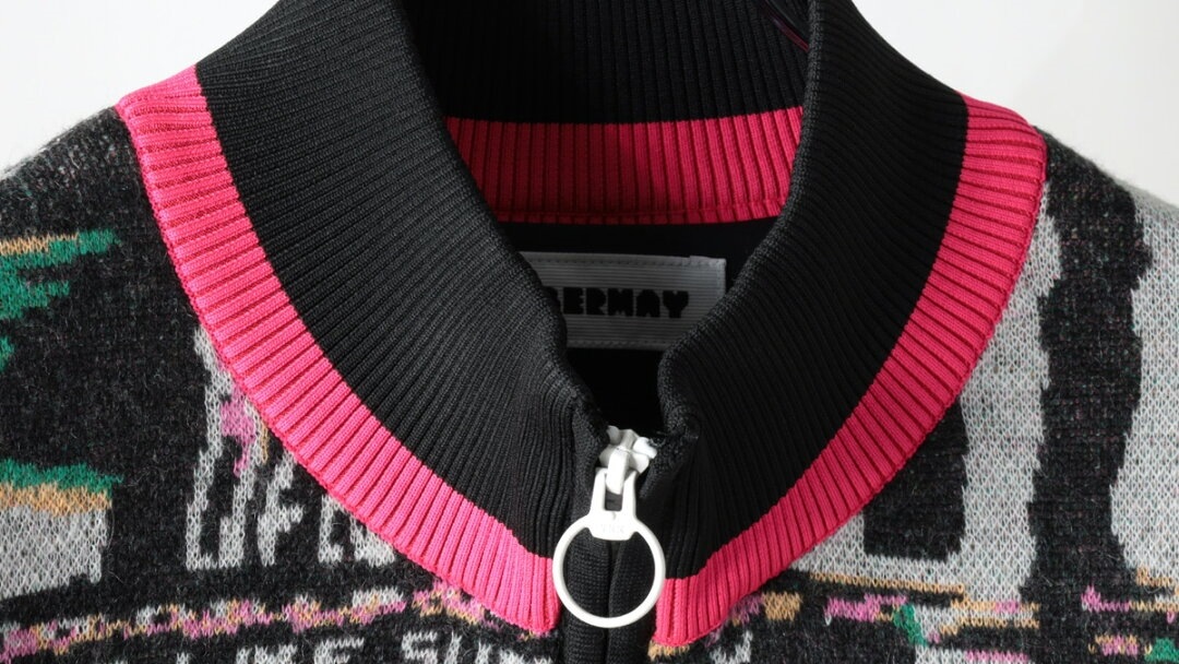 竹内ゴルフMakeShop店_ディセンバーメイ ニットブルゾン