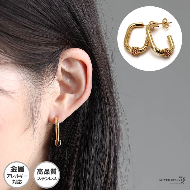 ステンレス 菊紋章ピアス [e289] | ピアス,ステンレス,スタッドピアス