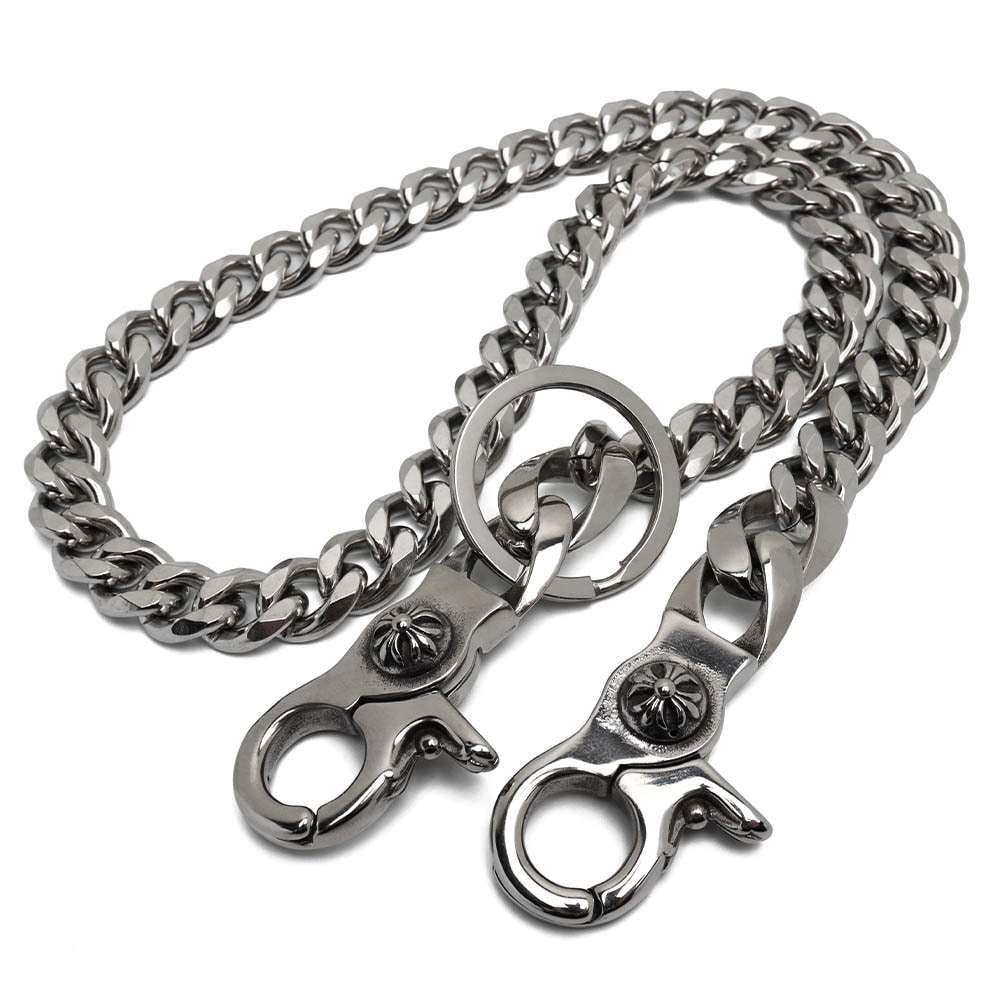 ステンレス ダブル喜平 ウォレットチェーン [wc052] | ウォレット