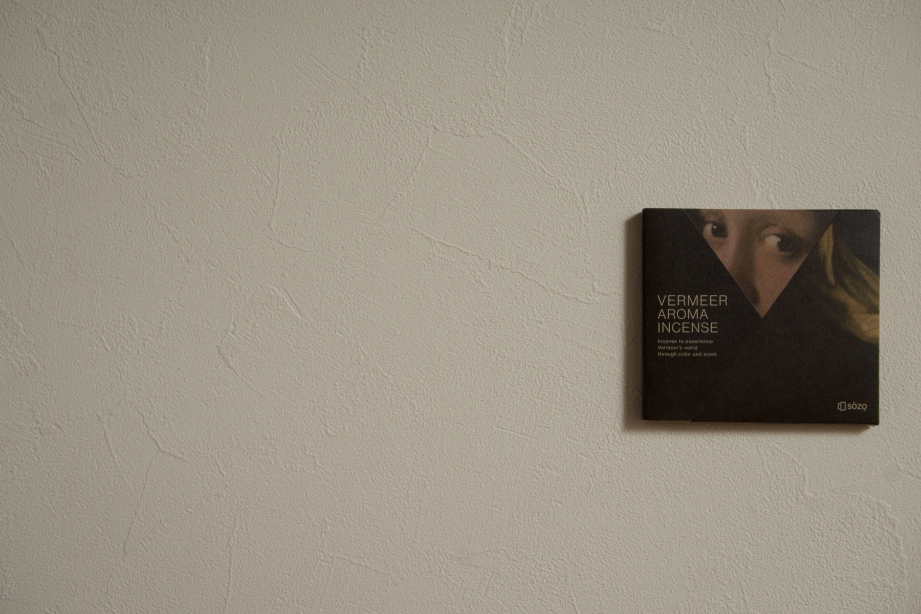 VERMEER × SOZO AROMA INCENSE パッケージ