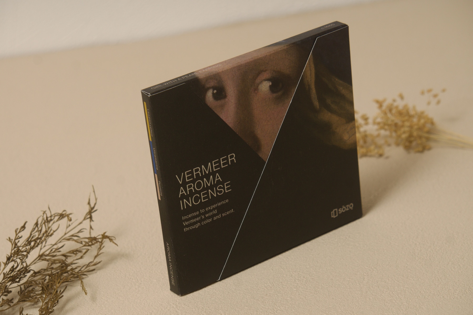 VERMEER × SOZO AROMA INCENSE パッケージ