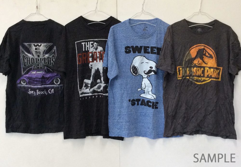 半袖Tシャツの入荷サンプル