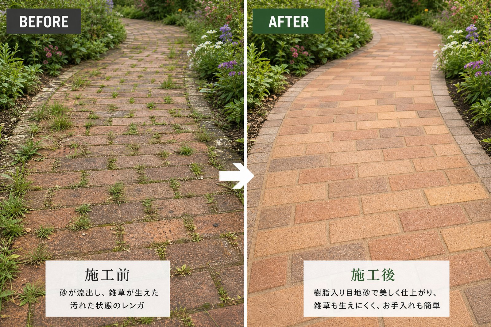 施工前後の比較