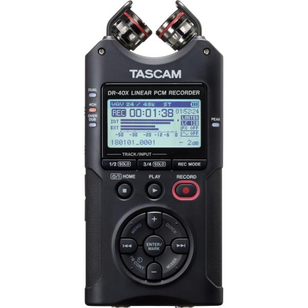 TASCAM（タスカム） DR-40X USBオーディオインターフェース搭載 4ch リニアPCMレコーダー ハンディレコーダー