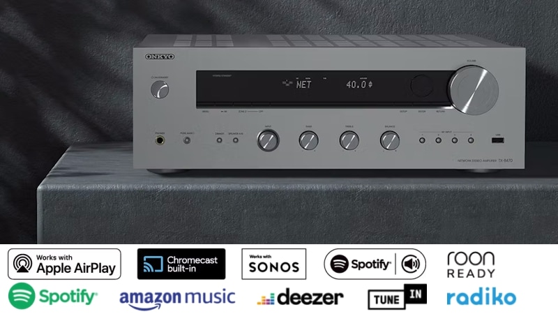 ONKYO(オンキヨー) TX-8470 シルバー ティアックストア限定専売品