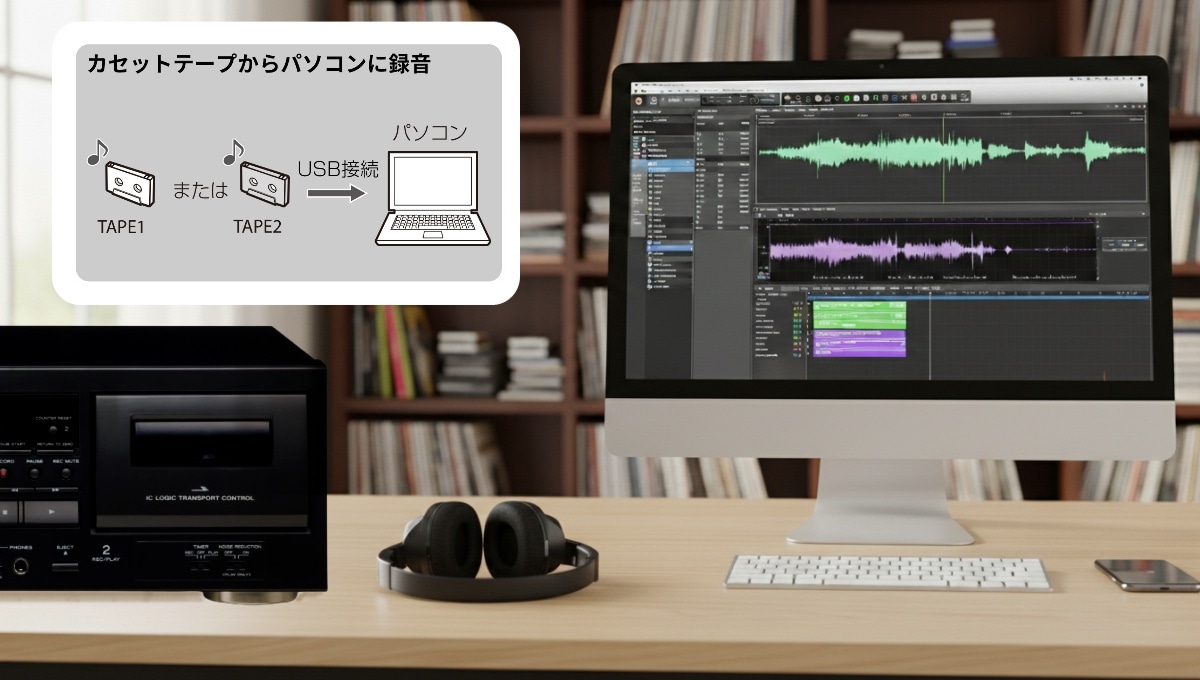 W-1200 ブラック 【ティアックストア限定販売】 ダブルカセットデッキ TEAC