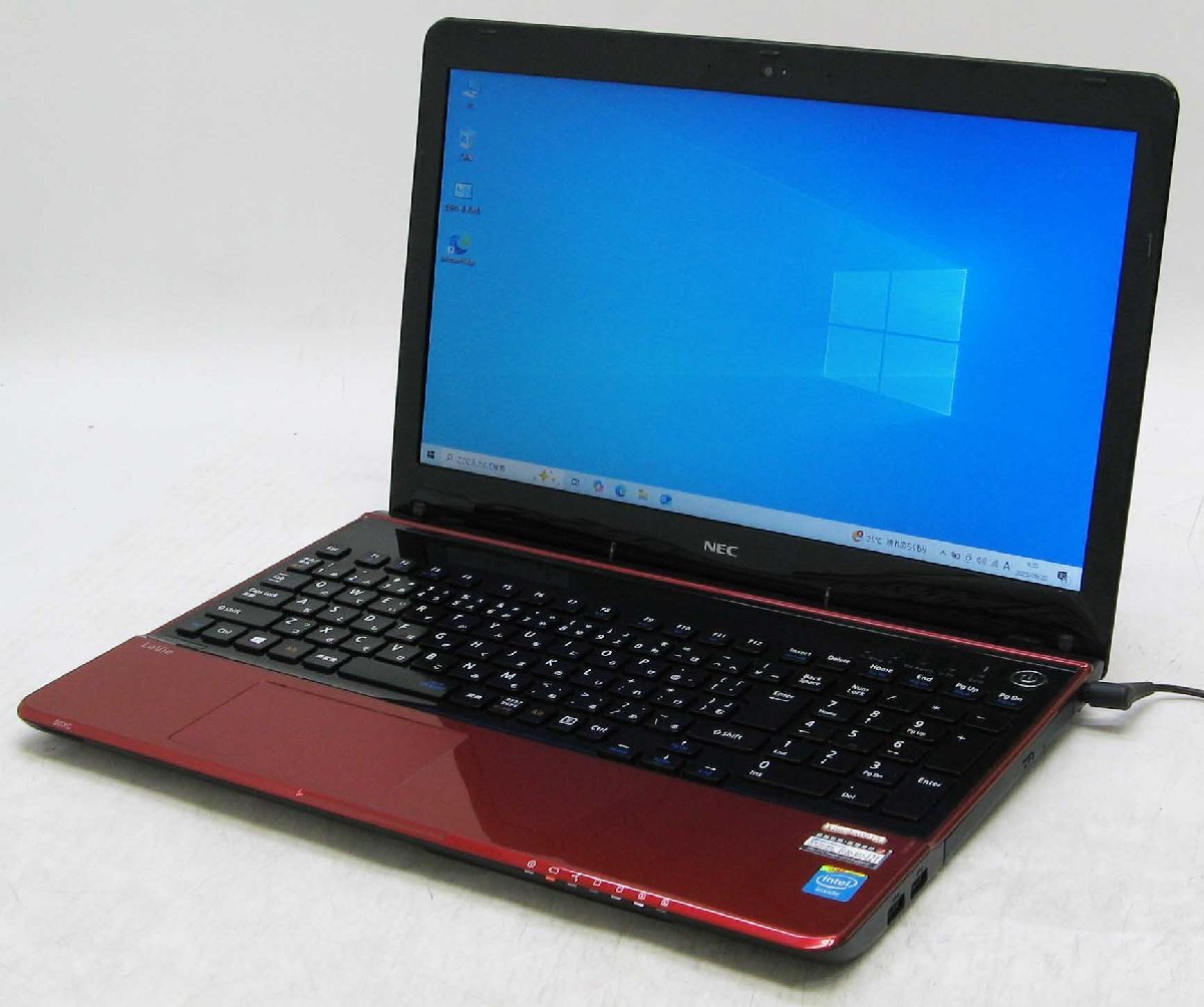 大容量HDD-500G Wi-Fi有 レッド 赤 ノートパソコン 15.6型 NEC PC-LL550WG6R 中古良品 Core i3 4GB DVDマルチ 無線 Windows10 Office 大容量HDD-500G Wi-Fi有 レッド 赤 ノートパソコン 15.6型 NEC PC