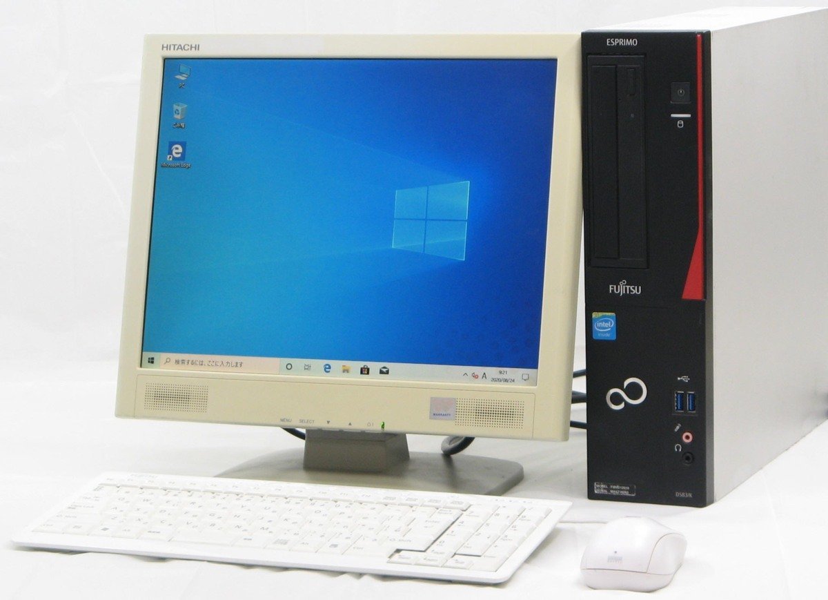 デスクトップパソコン 富士通 ESPRIMO Windows10 D587/R CPU i5-2400 メモリ8GB HDD500GB  おまけOffice付