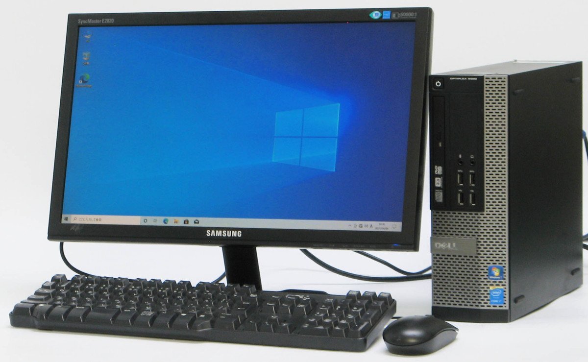 Optiplex 9020-4160SFF Core i3 20���C�h�t���Z�b�g Windows 10 ���� �f�X�N�g�b�v �p�\�R��