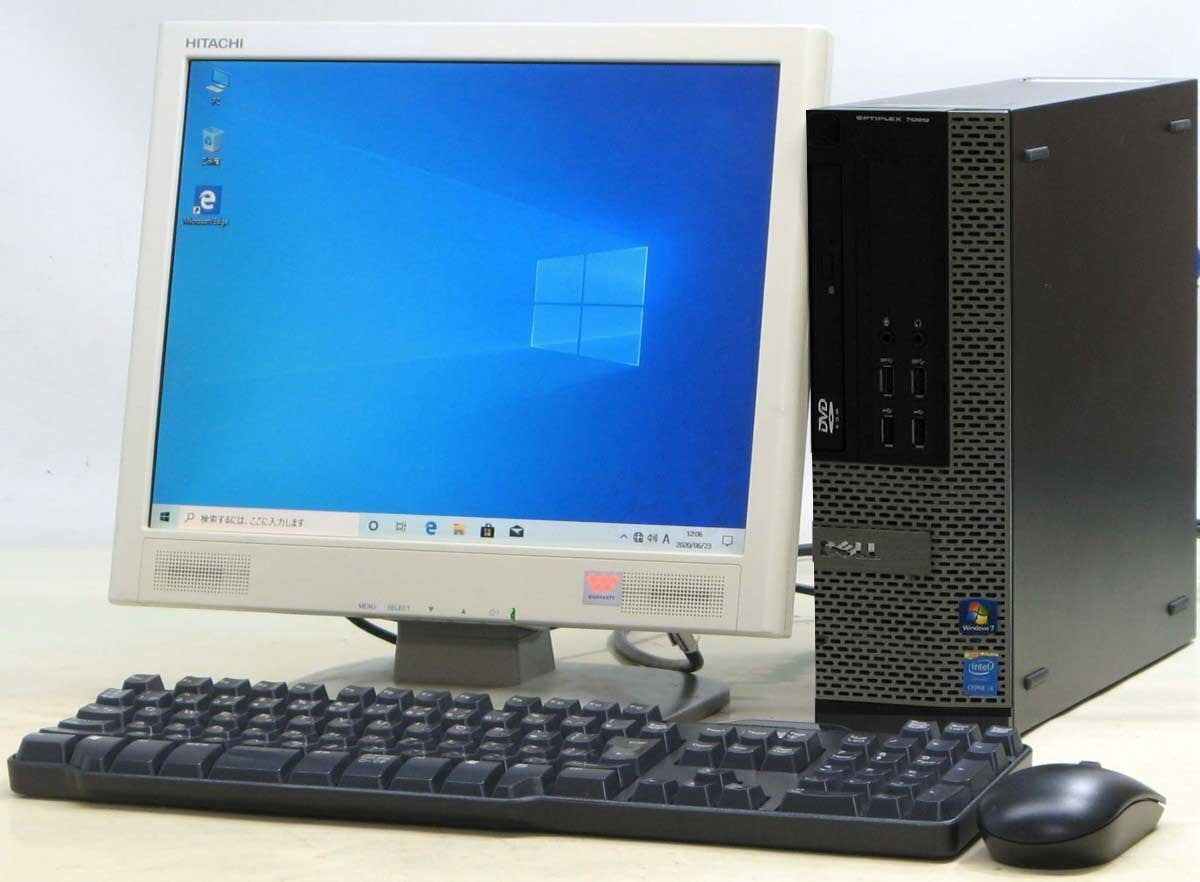 中古デスクトップパソコン ディスプレイ：15インチ～15インチ