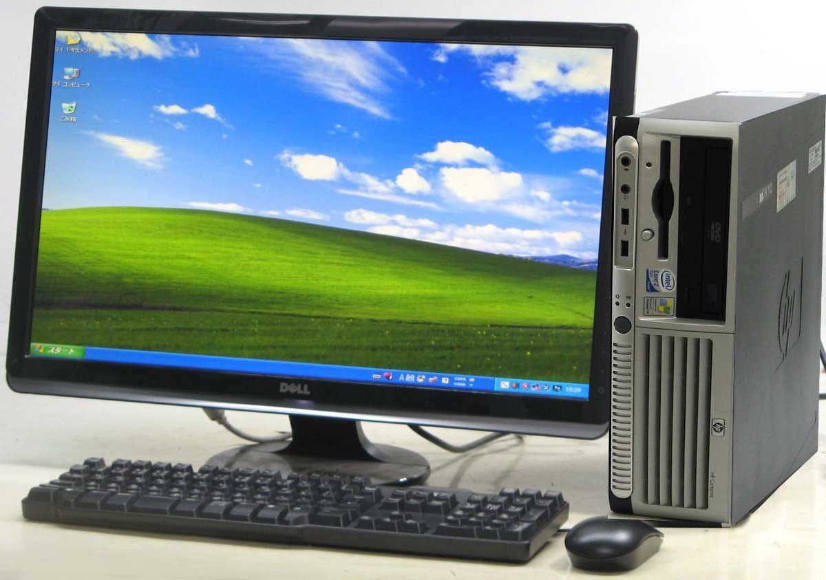 Compaq dc 7700 SFF-E4300 Core2Duo 24�t���Z�b�g Windows XP ���� �f�X�N�g�b�v �p�\�R��