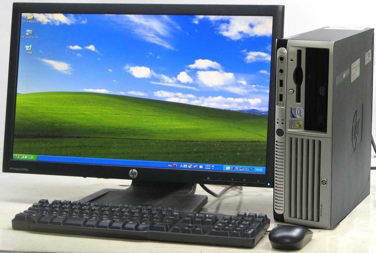Compaq dc 7700 SFF-E4300 Core2Duo 23�t���Z�b�g Windows XP ���� �f�X�N�g�b�v �p�\�R��
