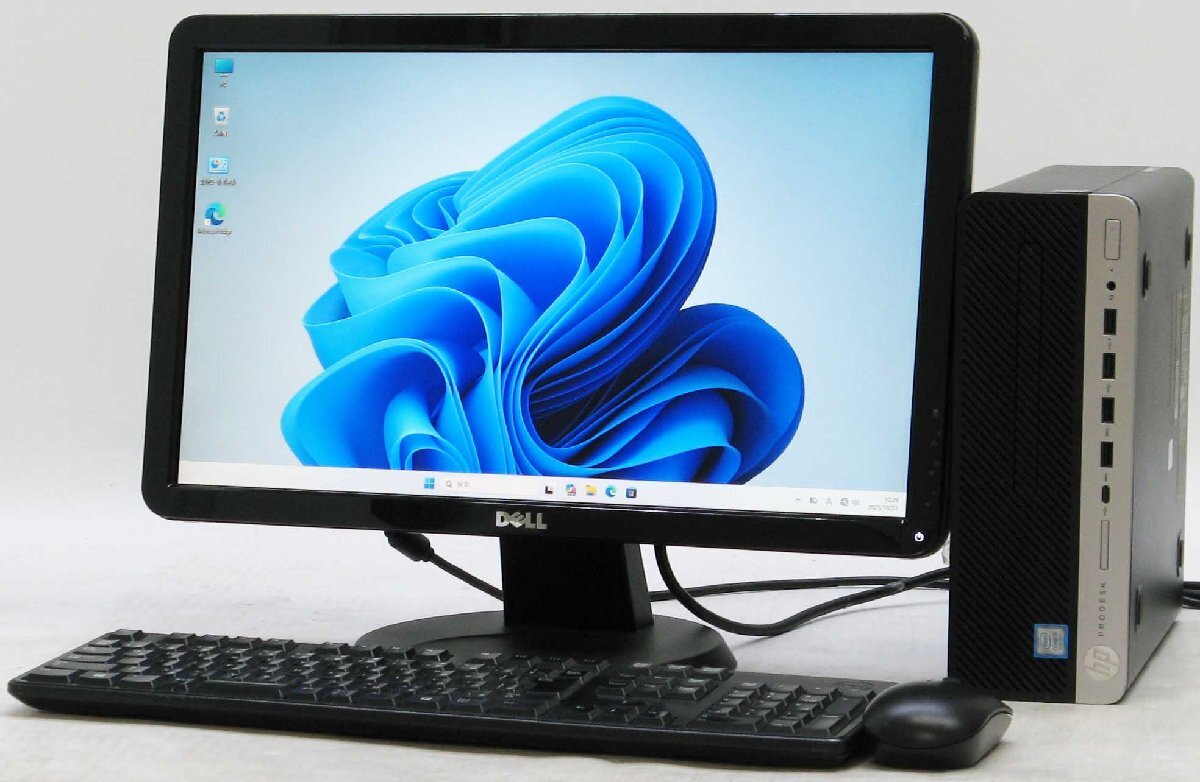 Prodesk 600 G5 SFF-9500 Core i5 ��9���� 19���C�h�t���Z�b�g Windows 11 ���� �f�X�N�g�b�v