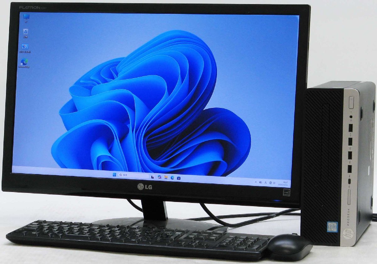 Prodesk 600 G5 SFF-9500 Core i5 ��9���� 24�t���Z�b�g Windows 11 ���� �f�X�N�g�b�v