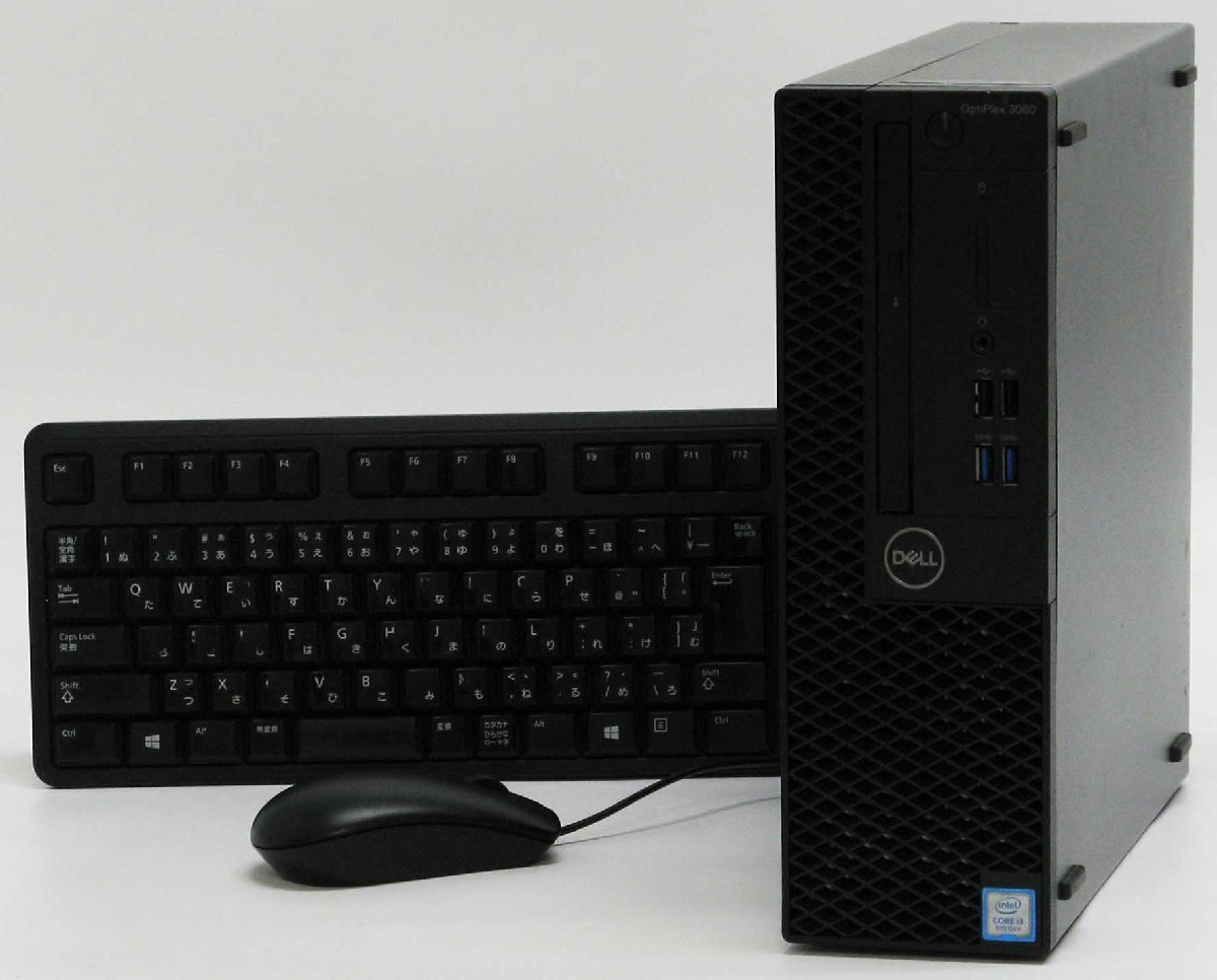 Optiplex 3060-8100SF Core i3 第8世代 SSD+HDD Windows 11 中古 デスクトップ パソコン