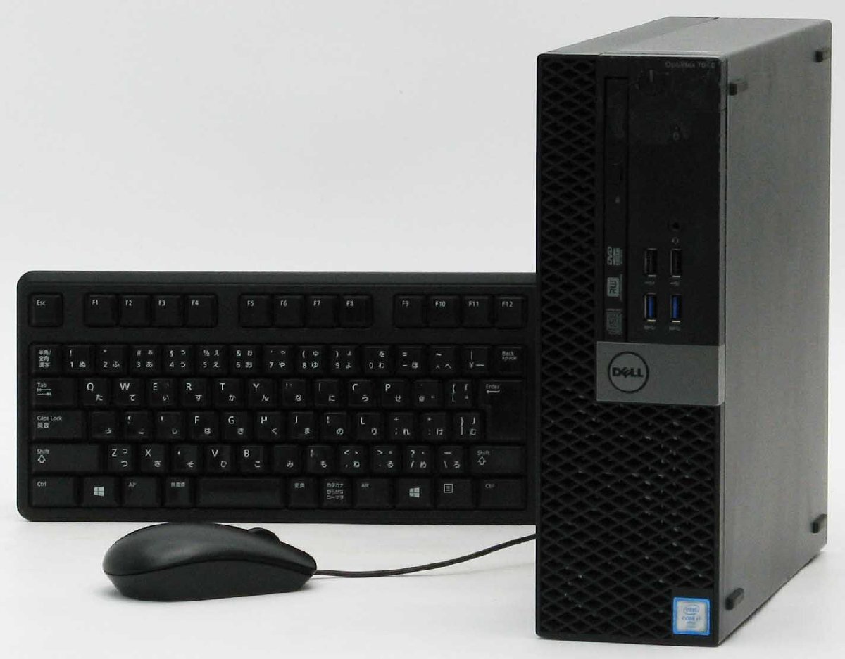 Optiplex 7040-6700SF Core i7 第6世代 SSD+HDD Windows 11 中古 デスクトップ パソコン