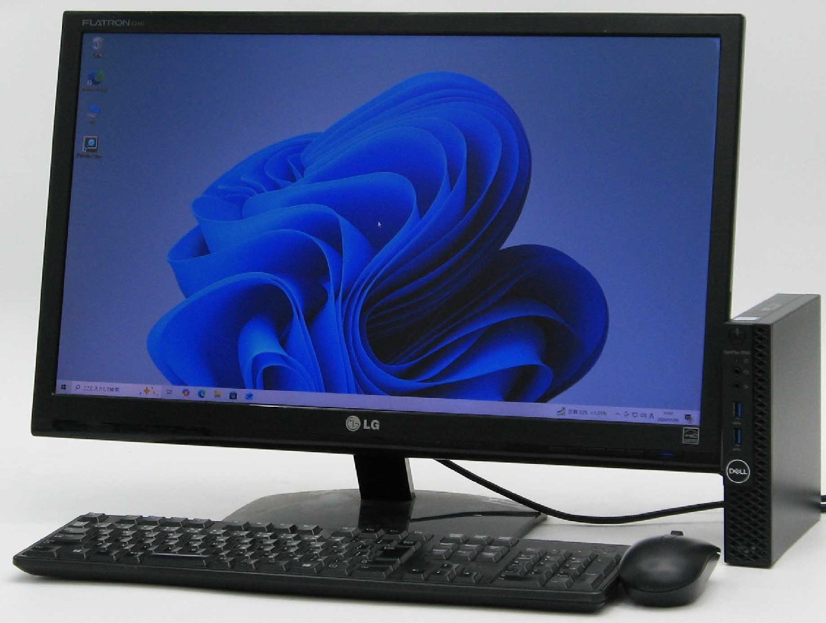 Optiplex 3060-8400MF Core i5 ��8���� 24�t���Z�b�g Windows 11 ���� �}�C�N���f�X�N�g�b�v �p�\�R��