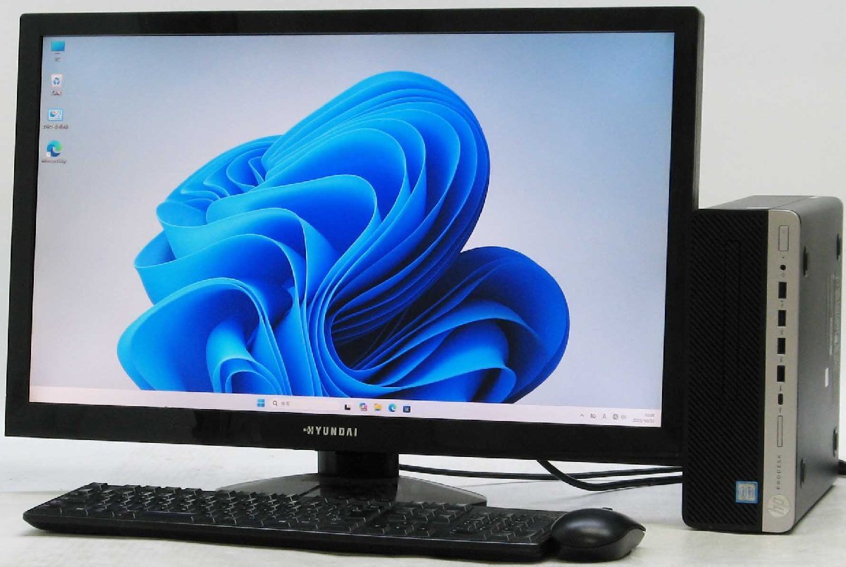 ProDesk 600 G4 SFF-8500 Core i5 ��8���� SSD 27�t���Z�b�g Windows 11 ���� �f�X�N�g�b�v