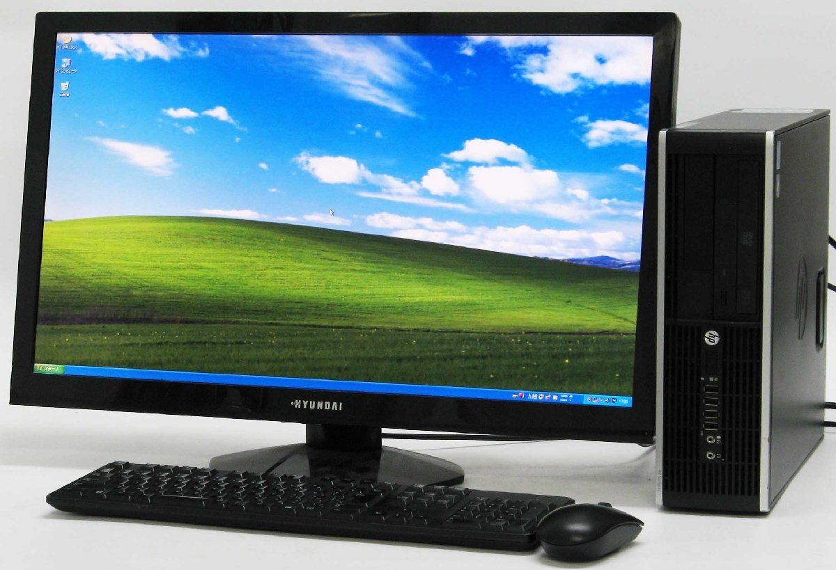 Compaq 6200 Pro SFF-2400 Corei5 27液晶セット Windows XP 中古 デスクトップ パソコン