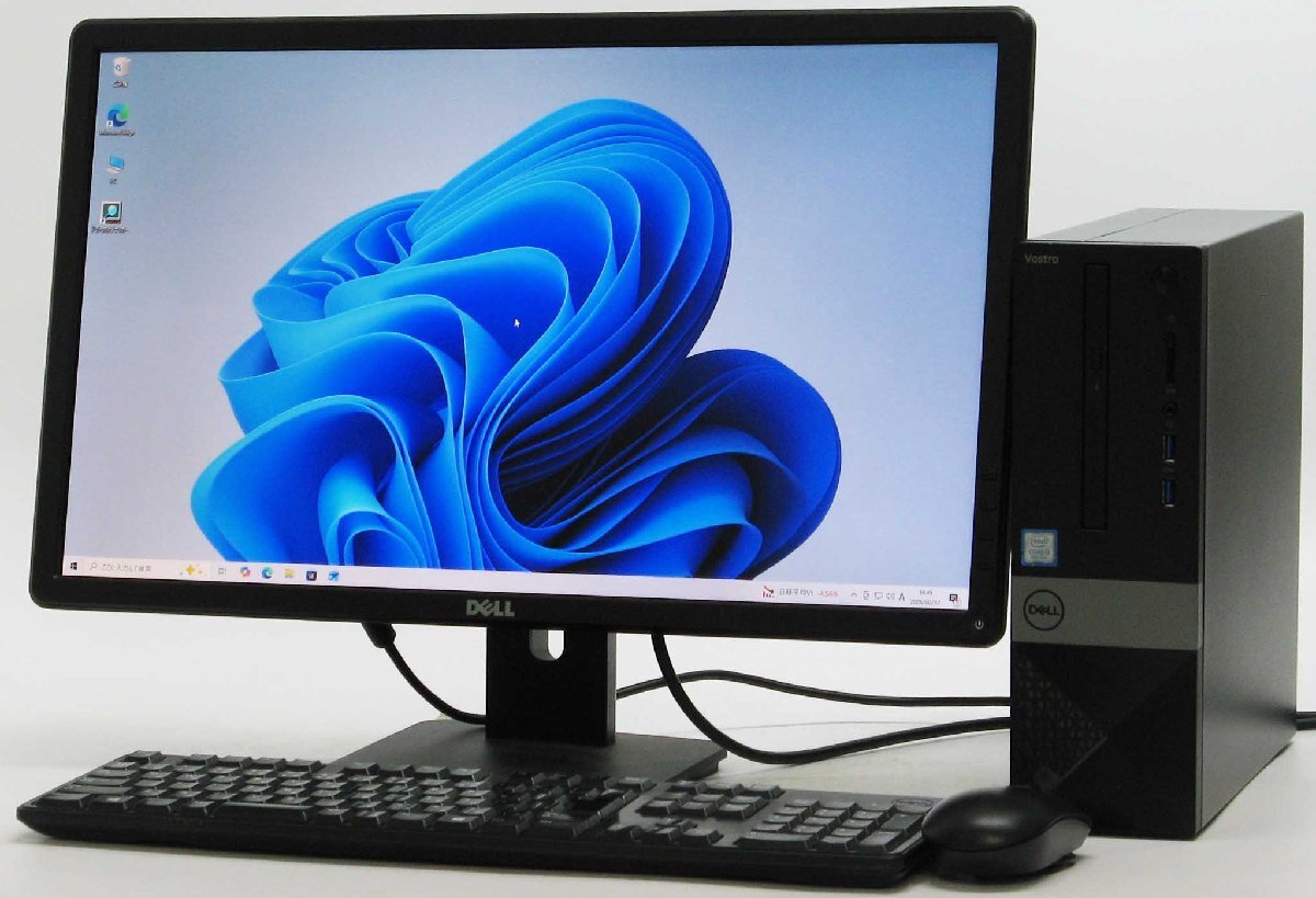 Vostro 3471-9100SF Core i3 ��9���� SSD 23�C���` �t���Z�b�g Windows 11 ���� �f�X�N�g�b�v �p�\�R��