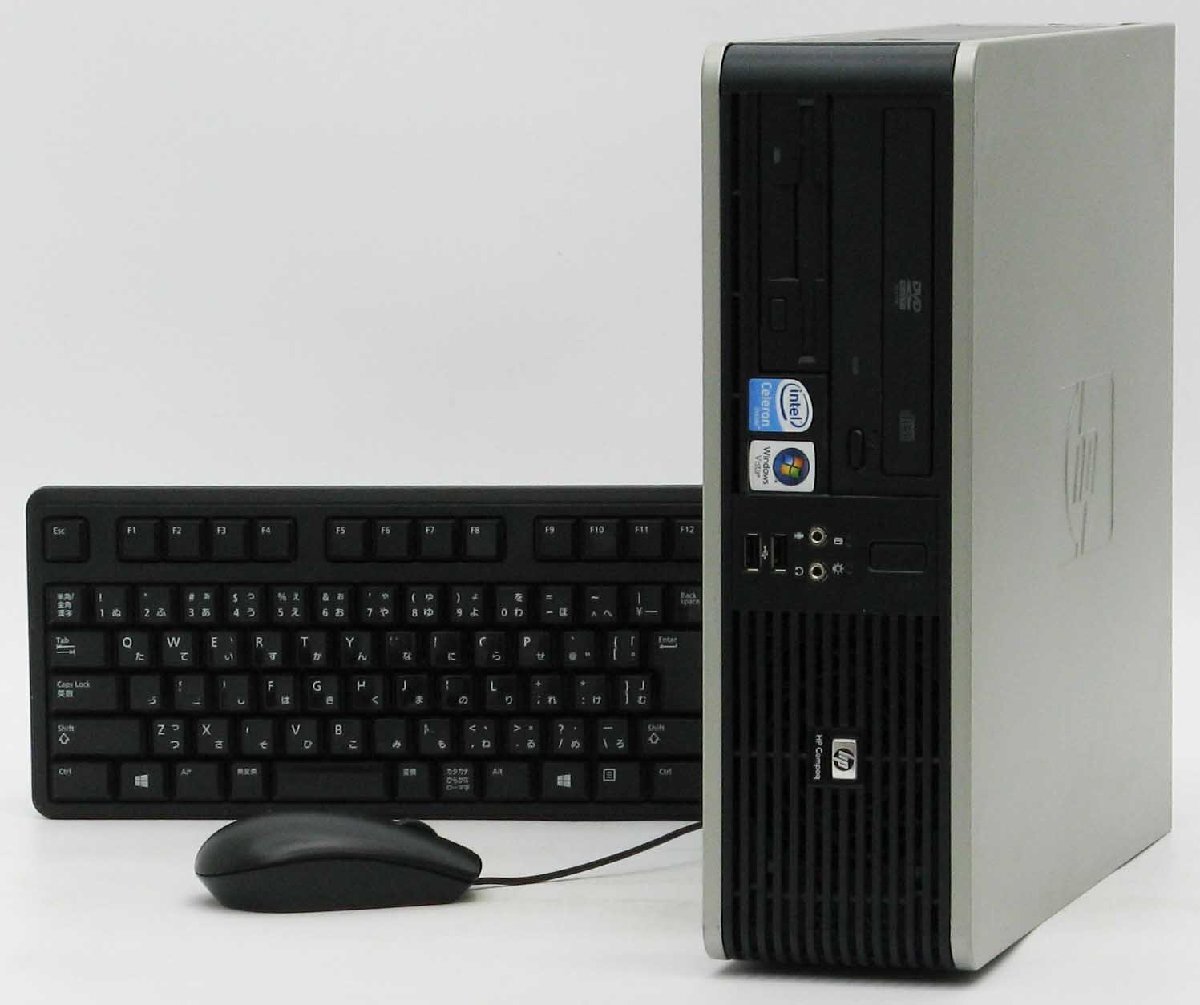 HP Compaq dc5800 SFF-E450 Celeron Windows XP ���� �f�X�N�g�b�v �p�\�R��