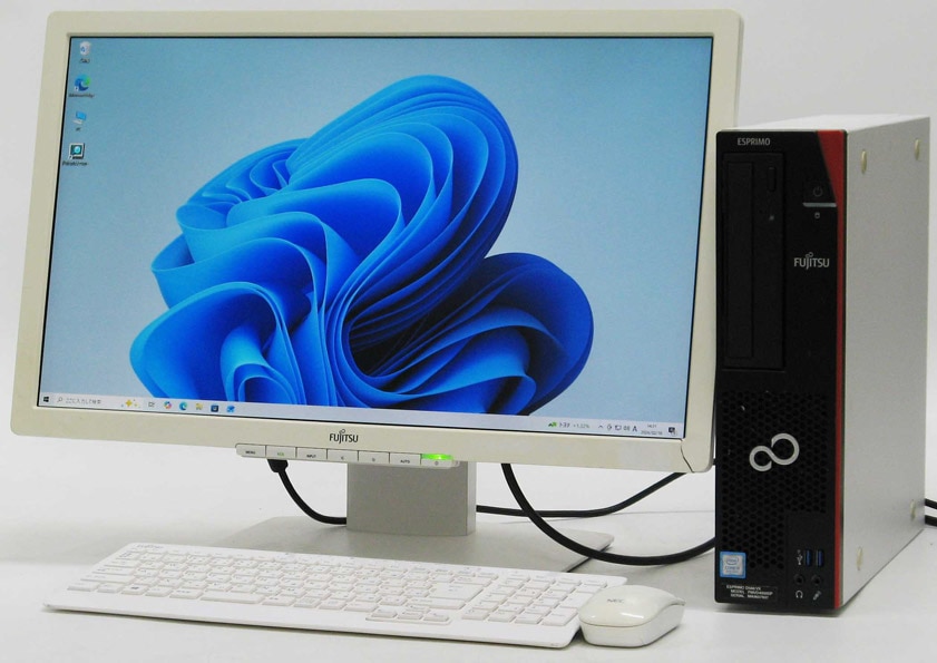 ESPRIMO D588/B FMVD43001 Core i5 GT730 23液晶セット Windows 11 中古 デスクトップ