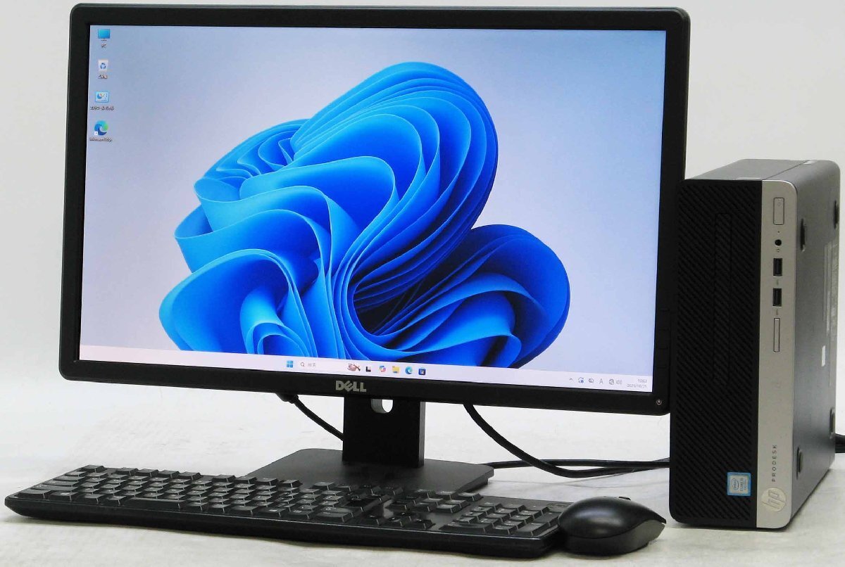 Prodesk 400 G5 SFF-8500 Core i5 第8世代 SSD 23液晶セット Windows 11 中古 デスクトップ